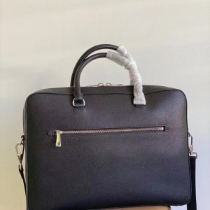 Bruberry grain leather briefcase 9