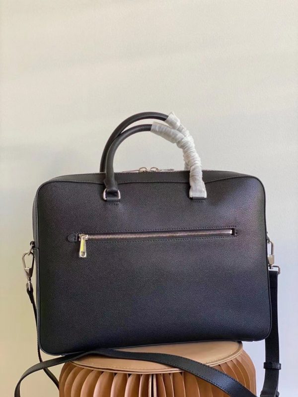 Bruberry grain leather briefcase 2