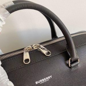 Bruberry grain leather briefcase 11