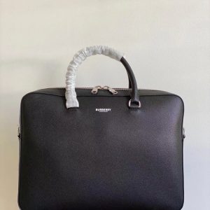 Bruberry grain leather briefcase 12