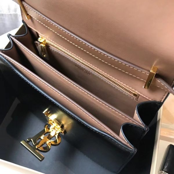 Burberry two-tone small leather tb bag 6