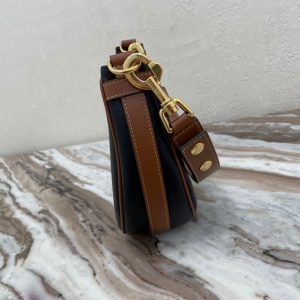 CELINE AVA STRAP medium smooth calfskin handbag 13