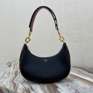 CELINE AVA STRAP medium smooth calfskin handbag 17