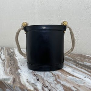 CELINE BUCKET MARIN cow leather bucket bag 15