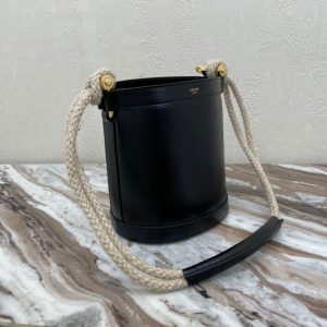 CELINE BUCKET MARIN cow leather bucket bag 18