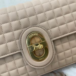 CELINE CHAIN ​​SULKY medium quilted lamb leather handbag 11