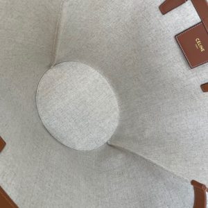 CELINE COUFFIN medium textile logo print handbag 17
