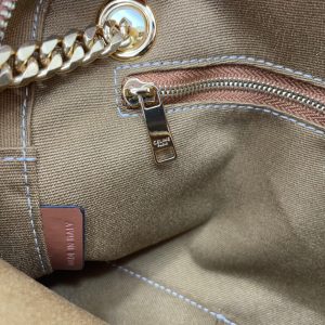CELINE PATAPANS Small Logo Print Wagyu Leather Handbag 15