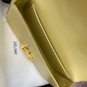 CELINE TRIOMPHE shiny calf leather shoulder bag 16