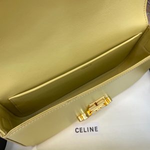 CELINE TRIOMPHE shiny calf leather shoulder bag 18