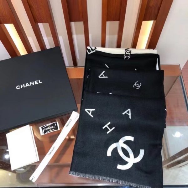 CHANEL CASHMERE SCARF 2