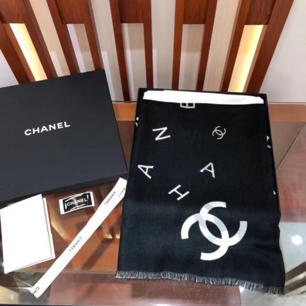 CHANEL CASHMERE SCARF 6