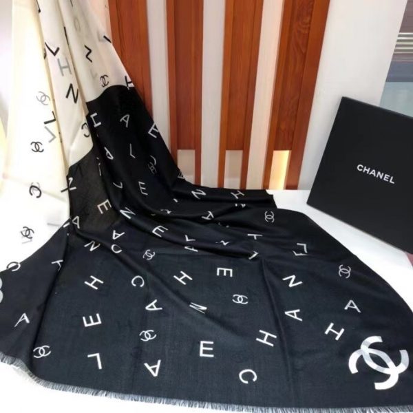 CHANEL CASHMERE SCARF 4