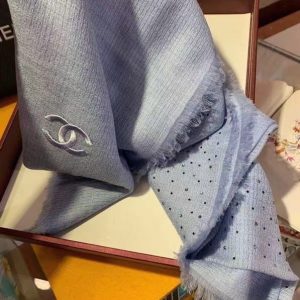 CHANEL CASHMERE SCARF 10
