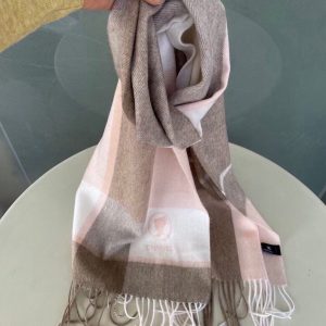 CHANEL WOOL CASHMERE LONG SCARF 9