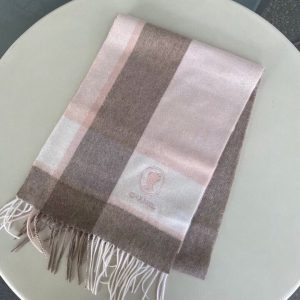 CHANEL WOOL CASHMERE LONG SCARF 10