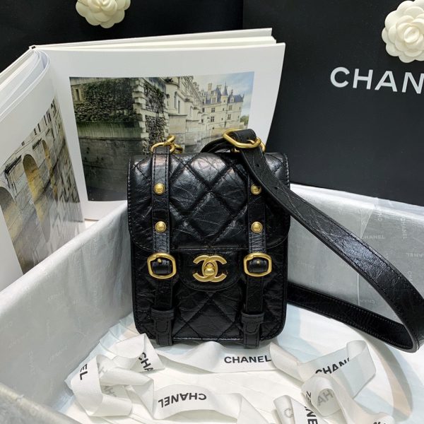 Chanel vintage messenger bag 1