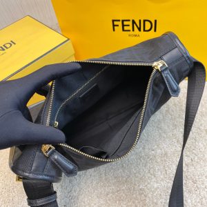 FENDI Big F fabric men's bag 9