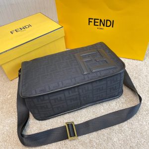 FENDI Big F fabric men's bag 12
