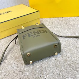 FENDI Mini Sunshine Shopper Bag leather mini-bag 15
