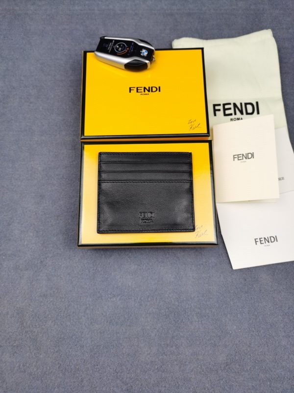Fendi Embossed Monster Eye Card Case 4