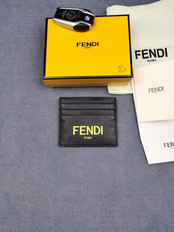 Fendi logo-print cardholder 1