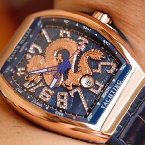 Franck Muller FM Vanguard Yachting V45 blue gold Watch 11