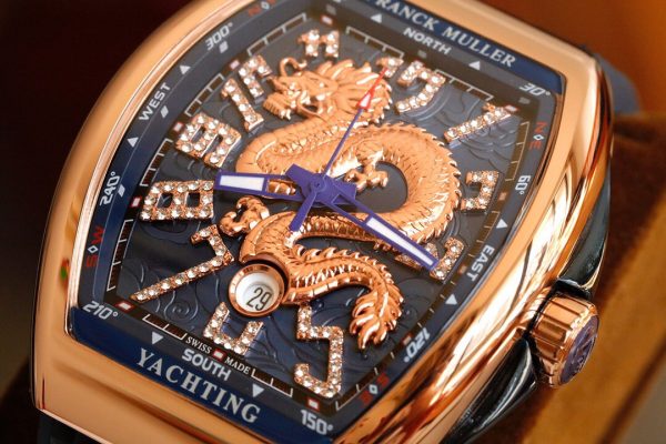 Franck Muller FM Vanguard Yachting V45 blue gold Watch 5