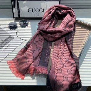GUCCI GG wool scarf 9