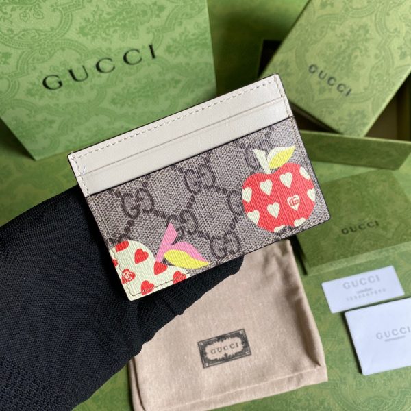 Gucci Les Pommes Card Case Wallet 1