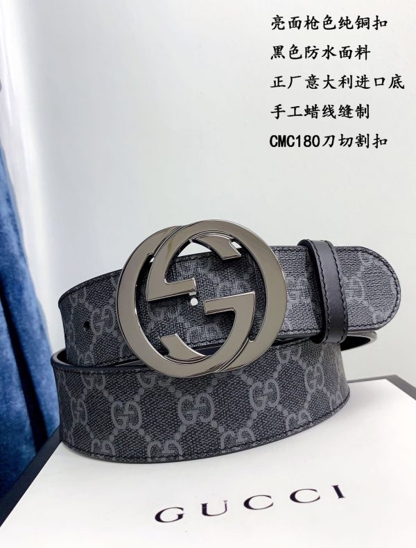 Gucci Purchasing Goods Level 93B260 dark gray Belts 9