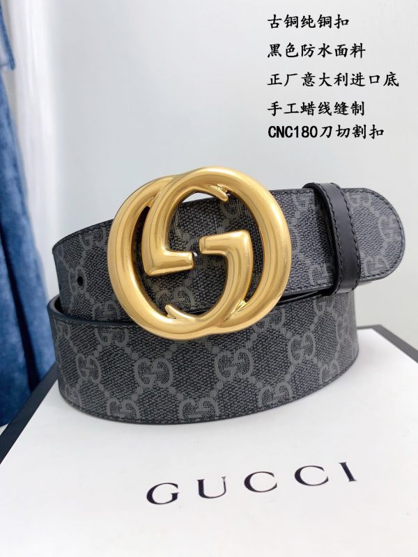 Gucci Purchasing Goods Level 93B260 gold Belts 7