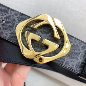 Gucci Purchasing Goods Level 93B260 gold square Belts 10