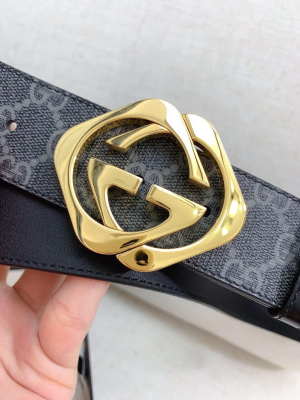 Gucci Purchasing Goods Level 93B260 gold square Belts 2