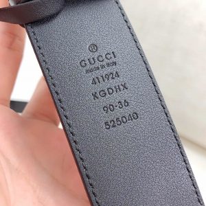 Gucci Purchasing Goods Level 93B260 gold square Belts 14