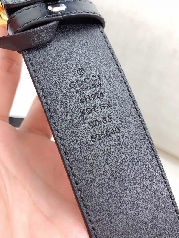 Gucci Purchasing Goods Level 93B260 gold square Belts 6