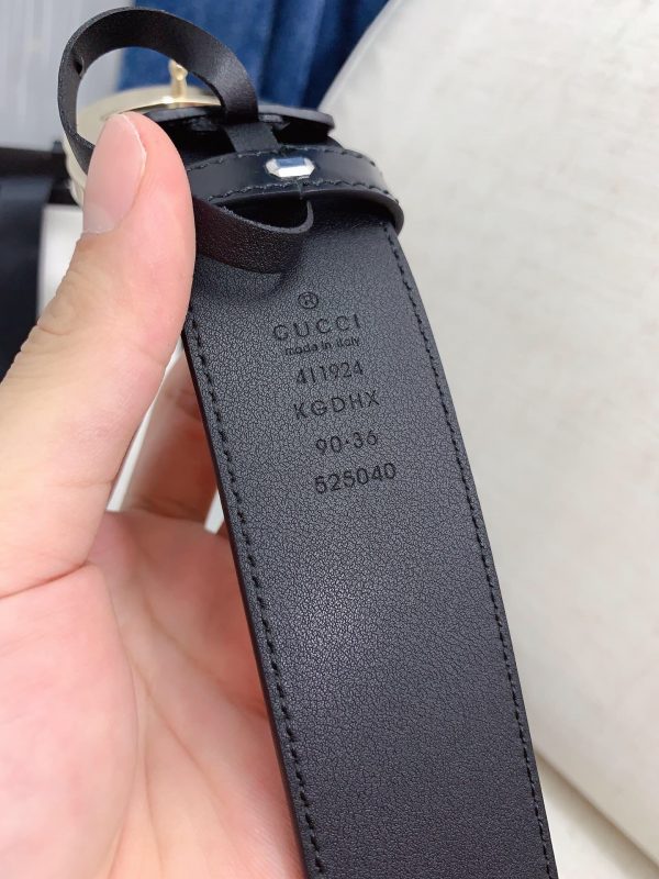 Gucci Purchasing Goods Level Genuine 93B260 gold Belts 4