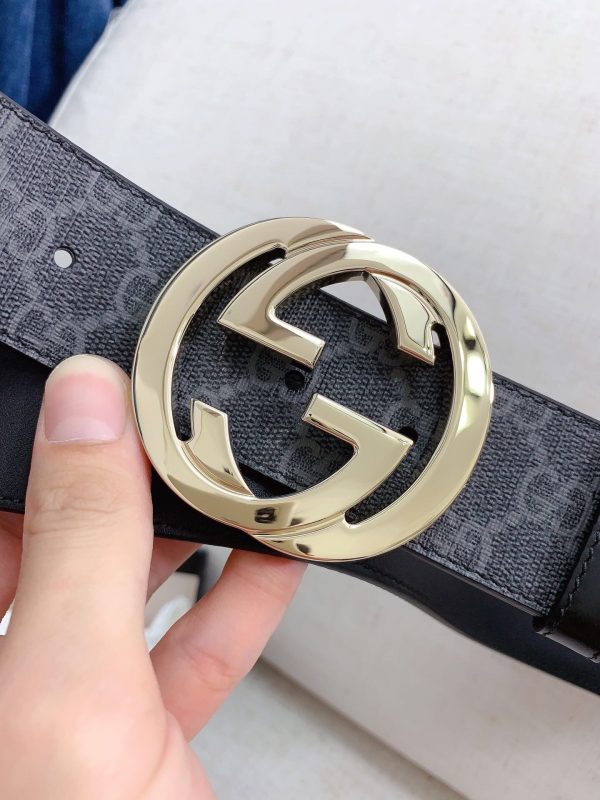 Gucci Purchasing Goods Level Genuine 93B260 gold Belts 5