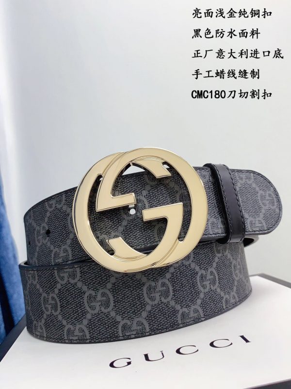 Gucci Purchasing Goods Level Genuine 93B260 gold Belts 9