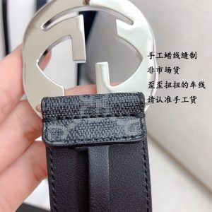Gucci Purchasing Goods Level Genuine 93B260 silver Belts 14