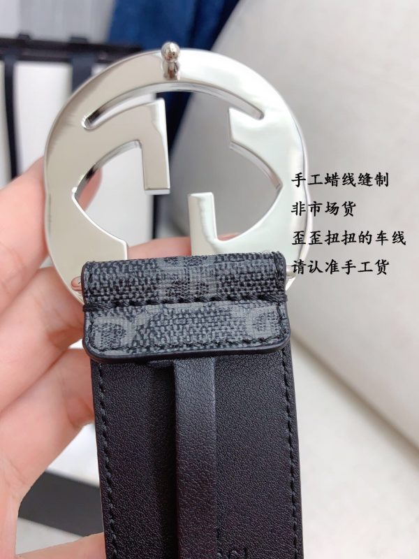 Gucci Purchasing Goods Level Genuine 93B260 silver Belts 5