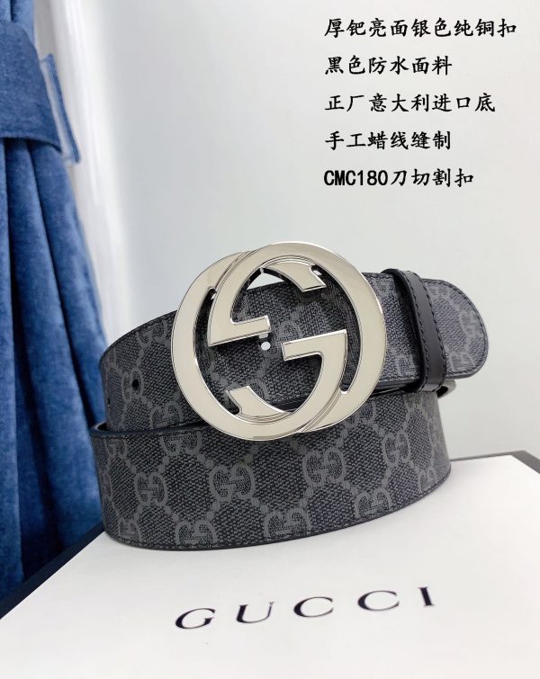 Gucci Purchasing Goods Level Genuine 93B260 silver Belts 8