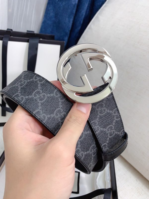 Gucci Purchasing Goods Level Genuine 93B260 silver Belts 9