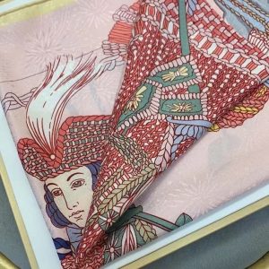 HERMES Le Timbalier scarf 90 7