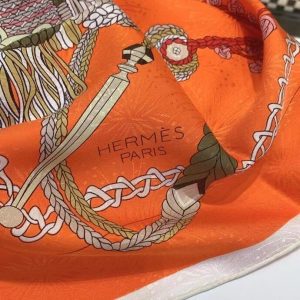 HERMES Le Timbalier scarf 90 8
