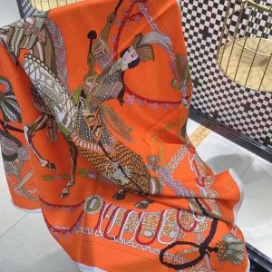 HERMES Le Timbalier scarf 90 10