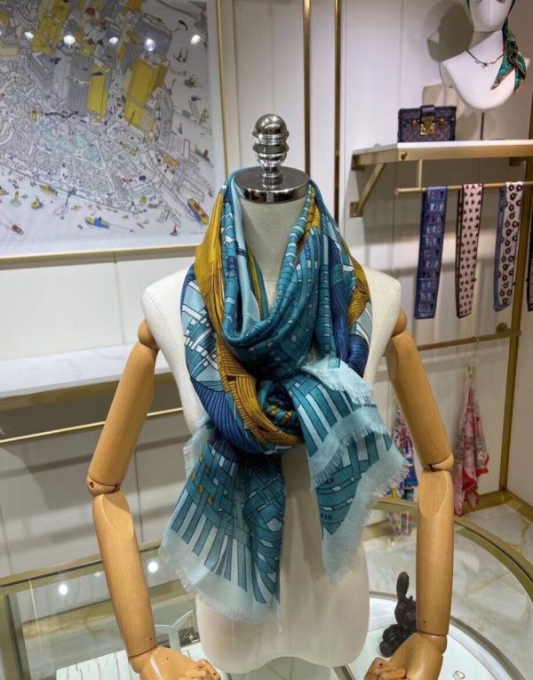 HERMES Masan & Masan long scarf 4