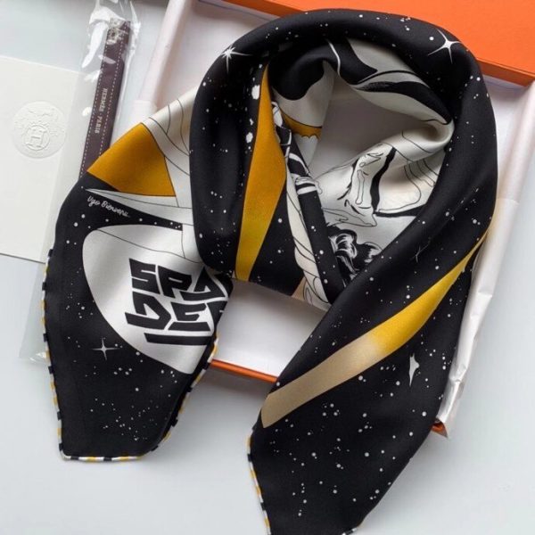 HERMES SPACCE DERBY SCARF 90 2