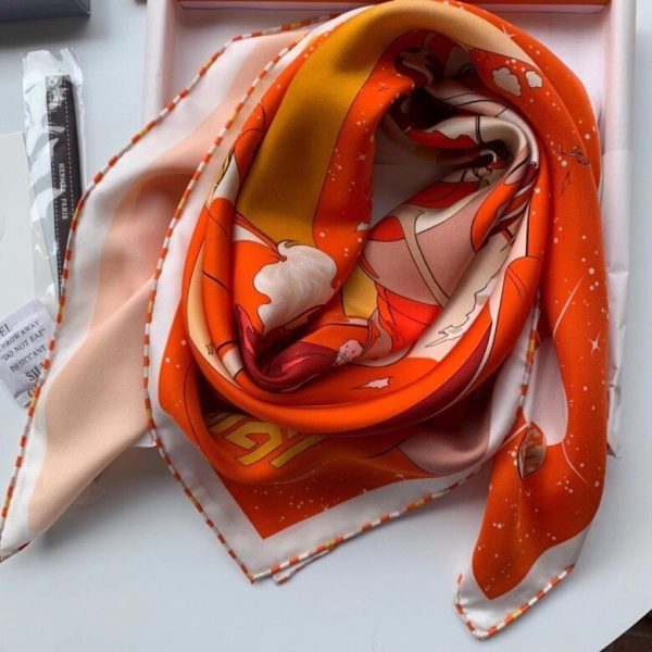 HERMES SPACCE DERBY SCARF 90 5