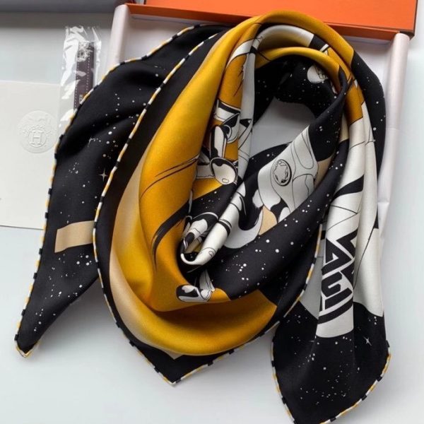HERMES SPACCE DERBY SCARF 90 6